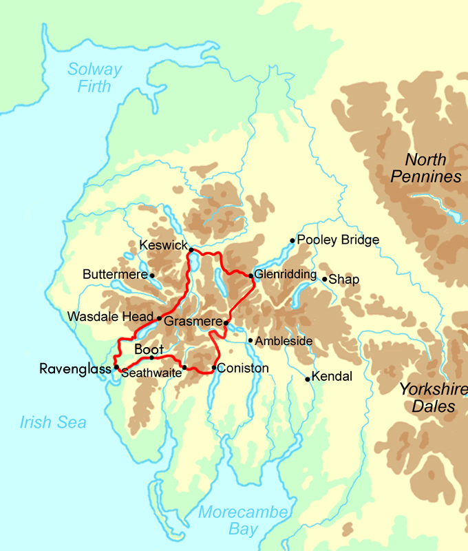 Lakeland Run map